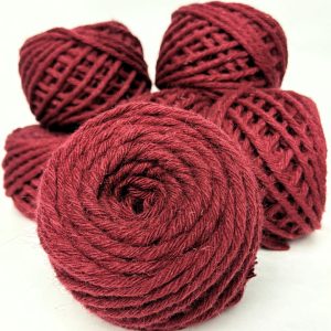 lana di pecora sarda rosso vino